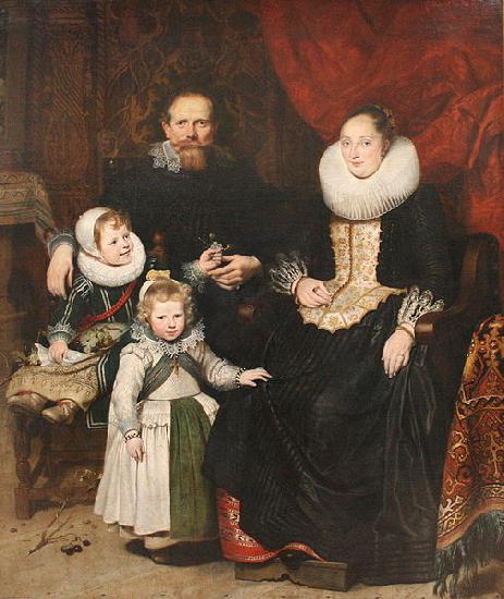 Cornelis de Vos Zelfportret van de kunstenaar en zijn familie oil painting image